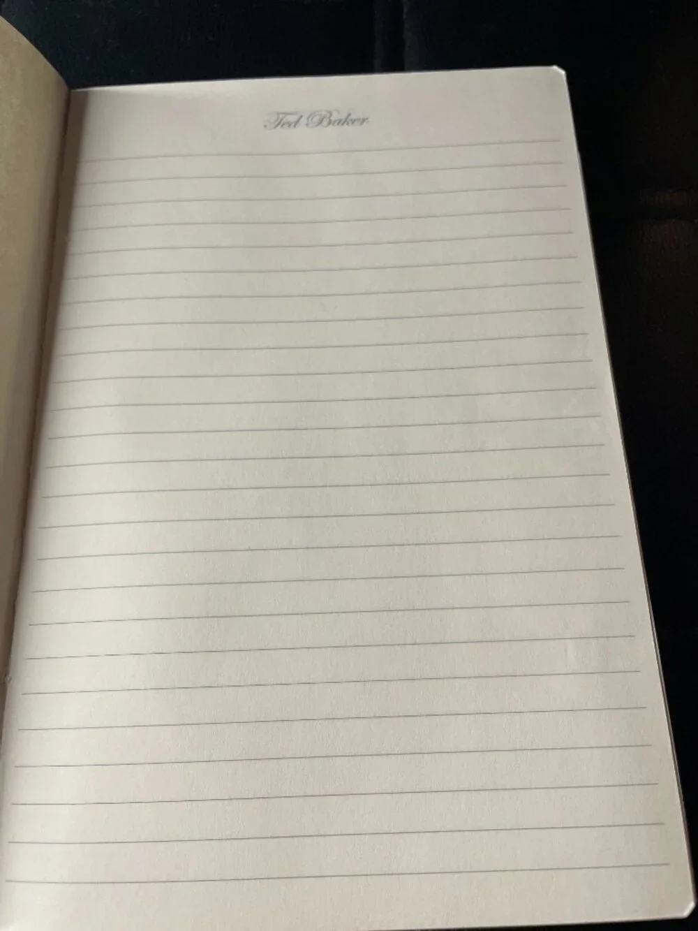 neon pink Ted Baker notebook
